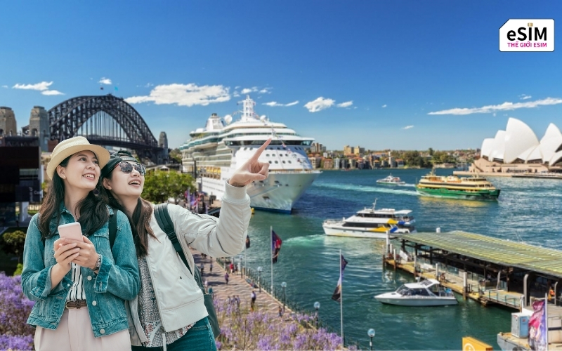 Úc là thiên đường du lịch tự túc an toàn với hệ thống giao thông và cảnh quan hiện đại.